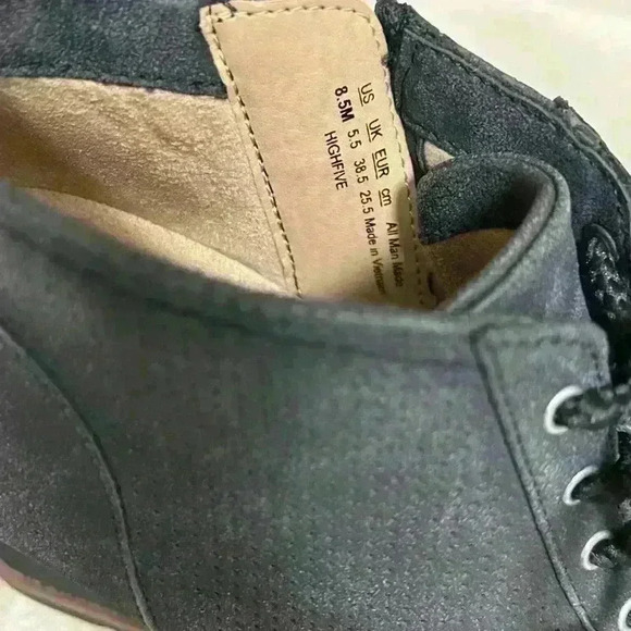 SOUL Naturalizer wedge zip up booties slate‎ gray size 8.5 - Picture 4 of 5